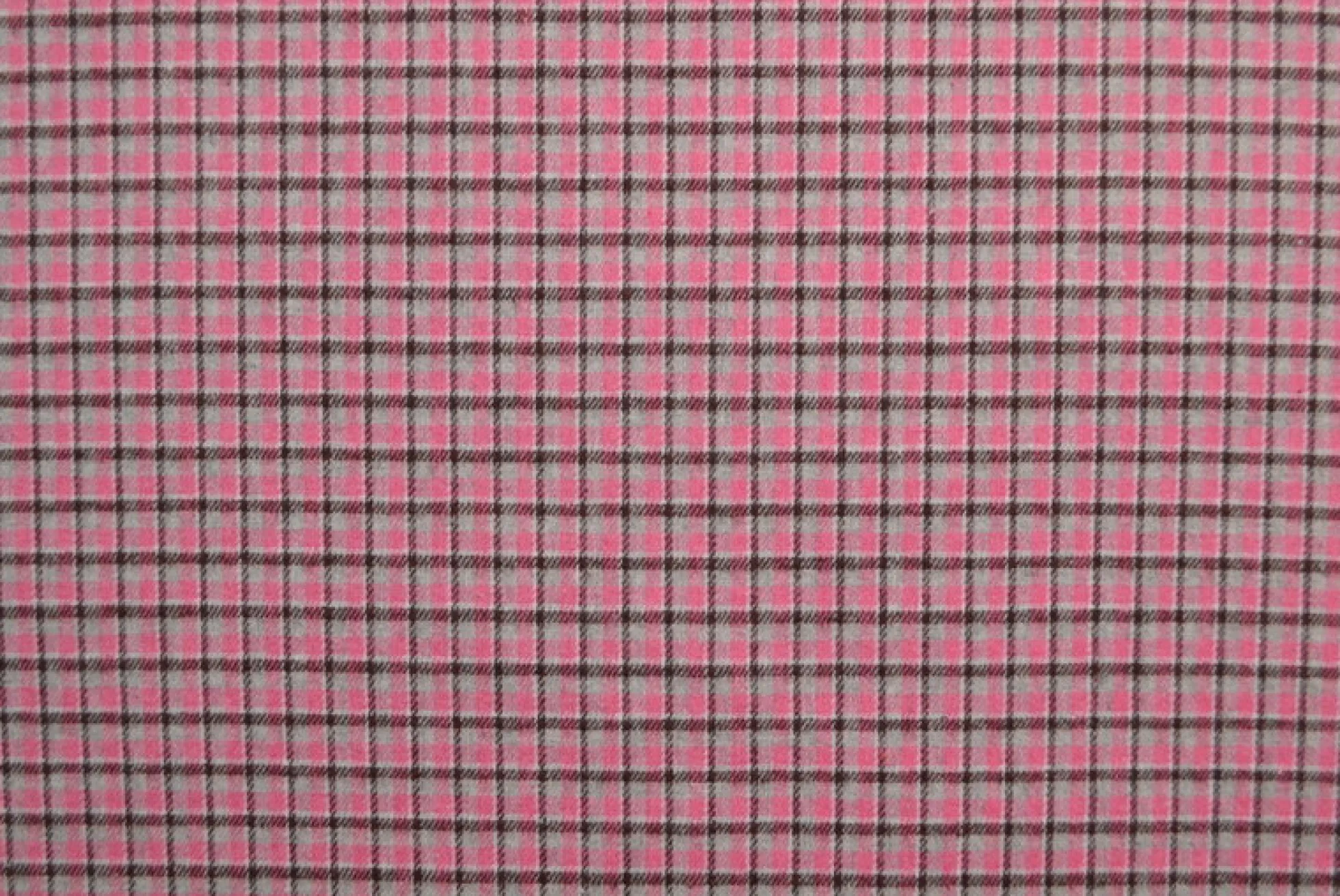 Flanel ruit – Grijs, roze & donkerbruin