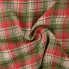 Flanel ruit – Mosgroen, rood & gebroken wit