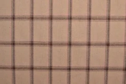 Flanel ruit – Naturel & donkerbruin