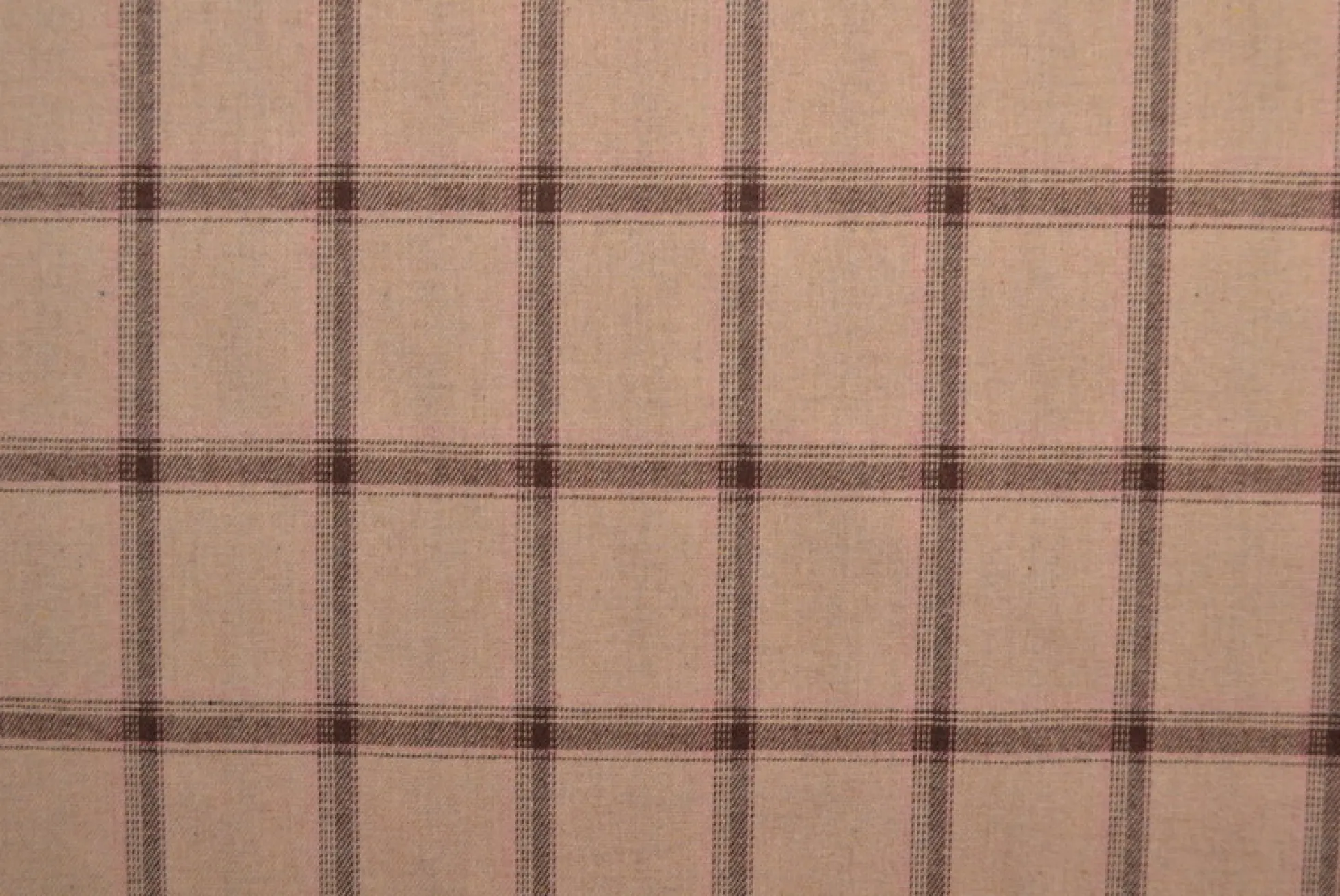 Flanel ruit – Naturel & donkerbruin