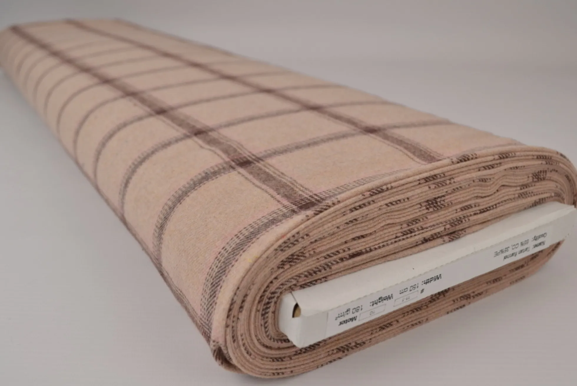 Flanel ruit – Naturel & donkerbruin