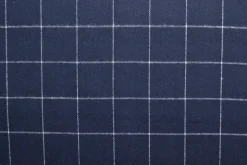 Flanel ruit – Navy & gebroken wit