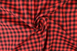 Flanel ruit – Rood & zwart