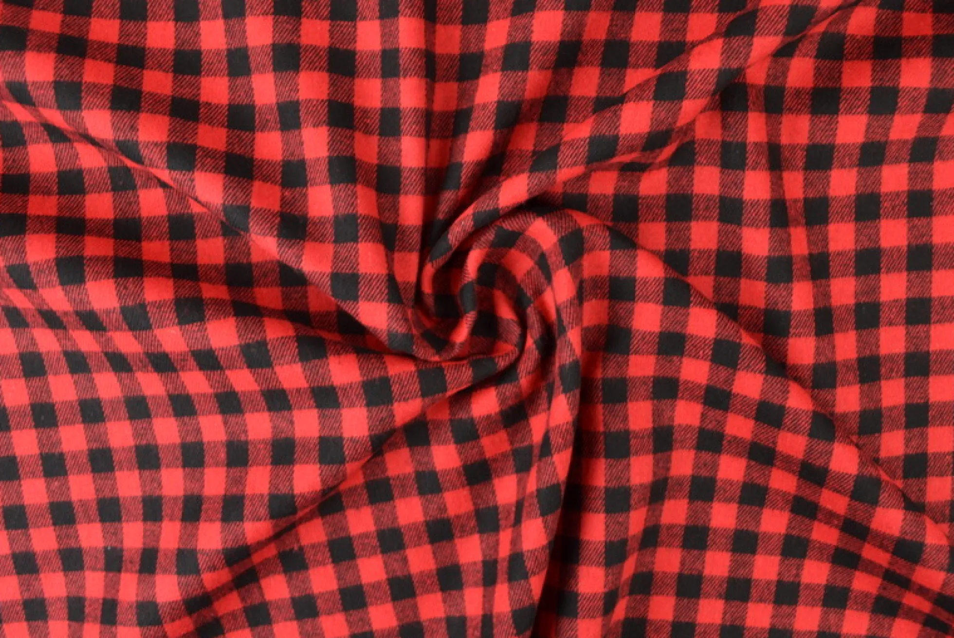 Flanel ruit – Rood & zwart