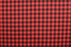 Flanel ruit – Rood & zwart