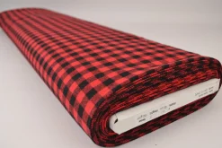 Flanel ruit – Rood & zwart