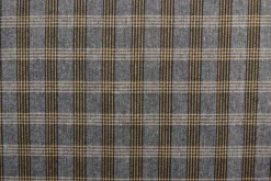 Flanel ruit – Zwart gemêleerd & bruin