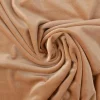 Fluweel stretch: Beige