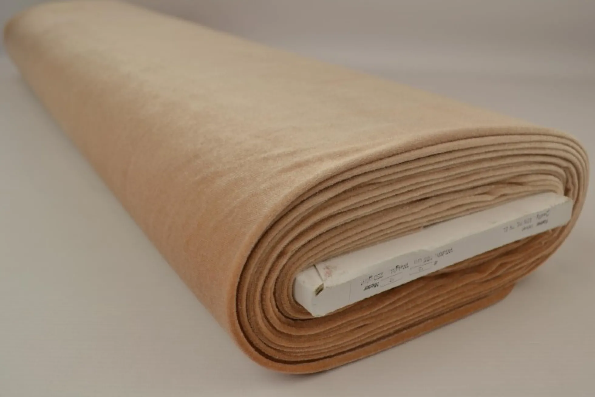 Fluweel stretch: Beige