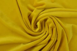 Fluweel stretch: Geel