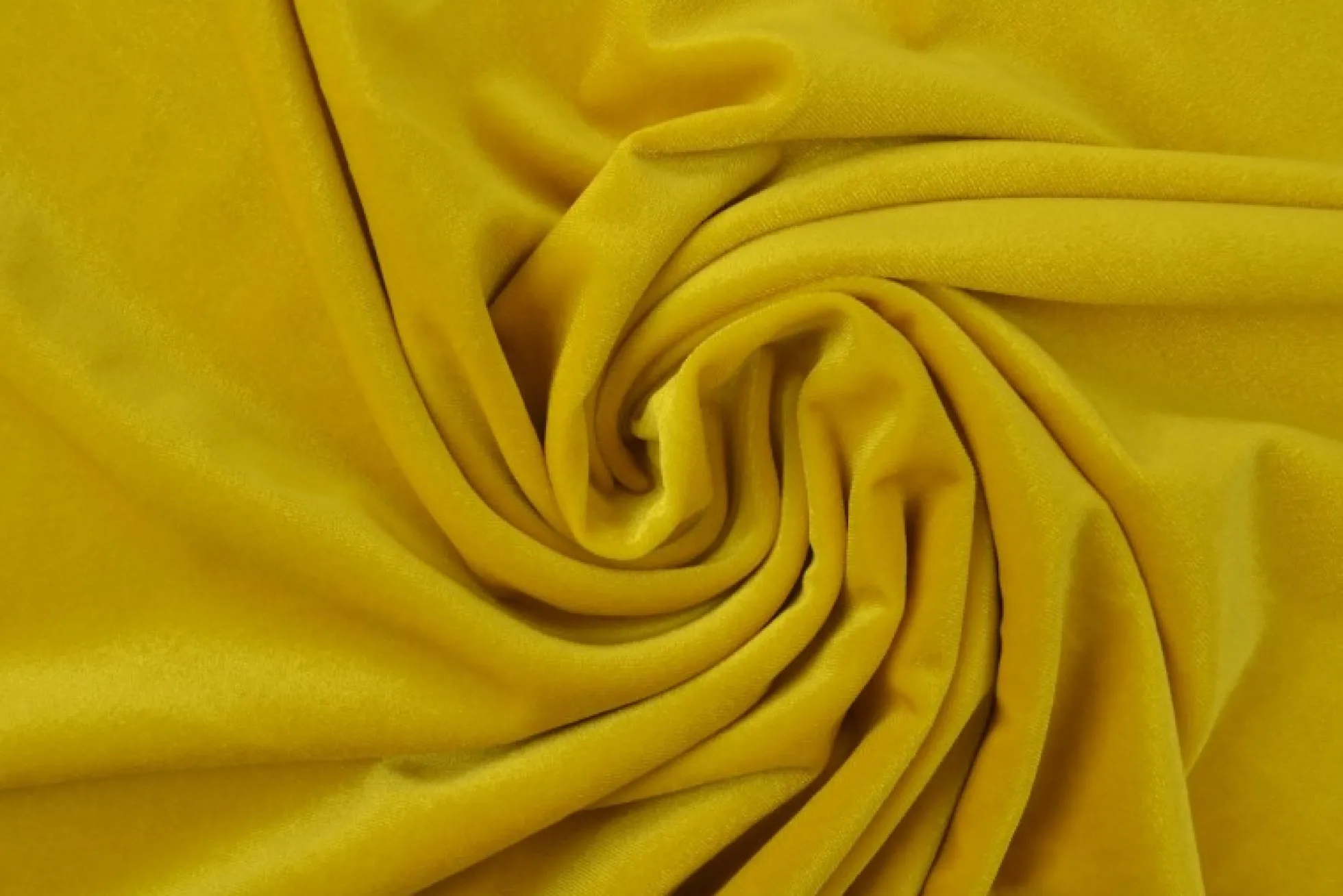 Fluweel stretch: Geel