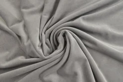 Fluweel stretch: Zilver