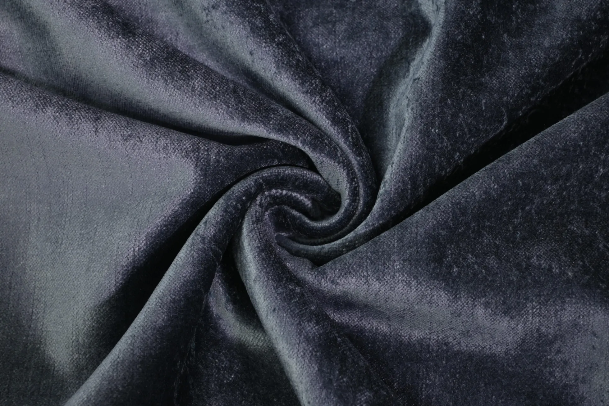 Fluweel / Velours – Blauw-grijs met zijde