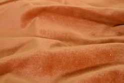 Fluweel / Velours – Brique-oranje katoen