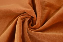 Fluweel / Velours – Brique-oranje katoen