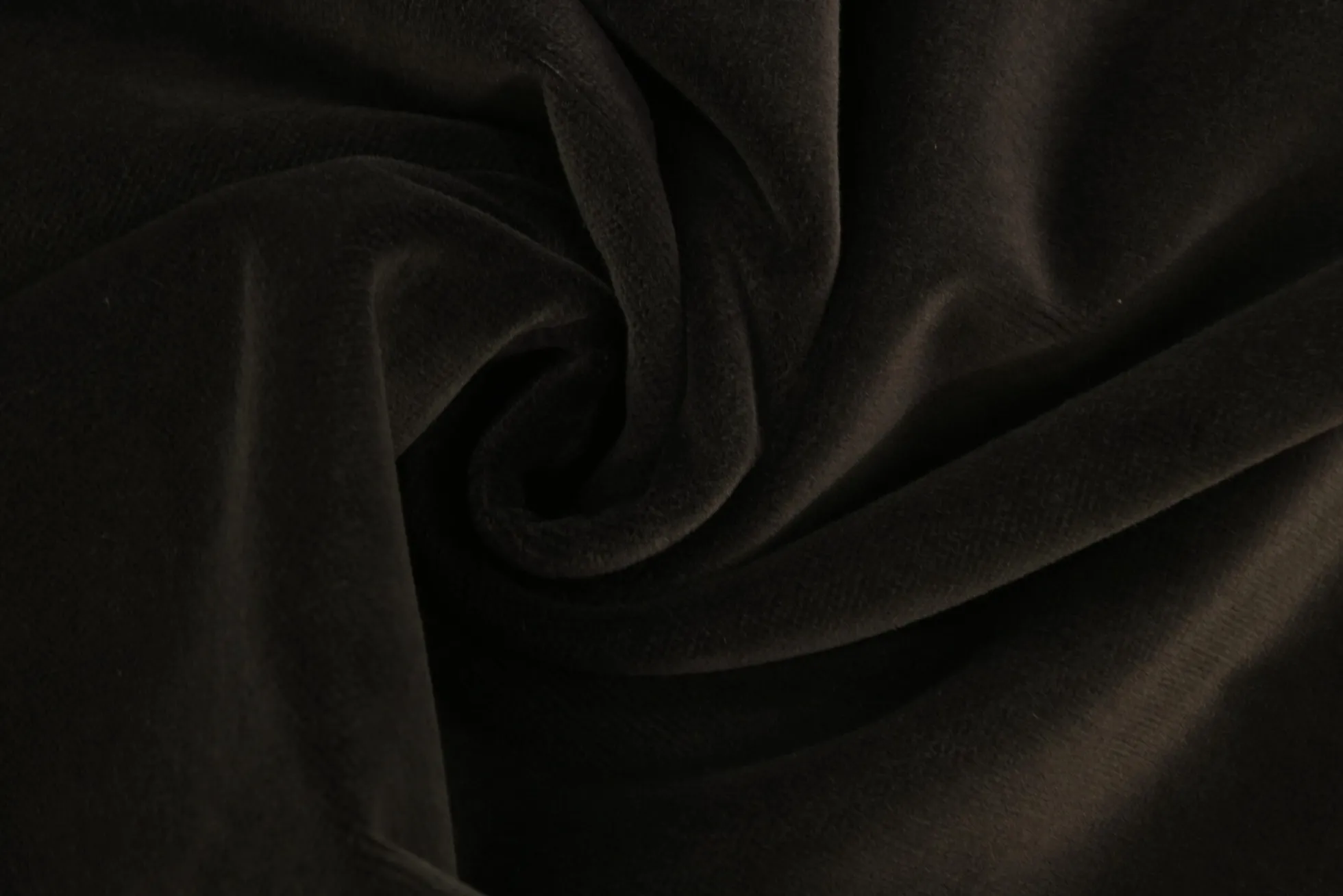 Fluweel / Velours – Donker taupe katoen