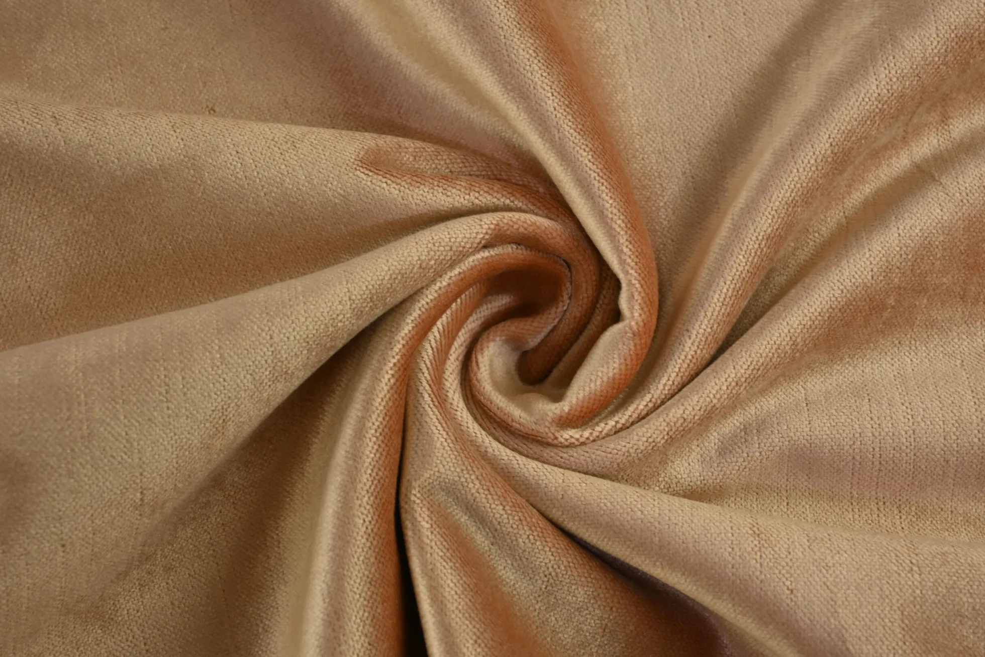 Fluweel / Velours – Licht zalmroze silky katoen brandwerend