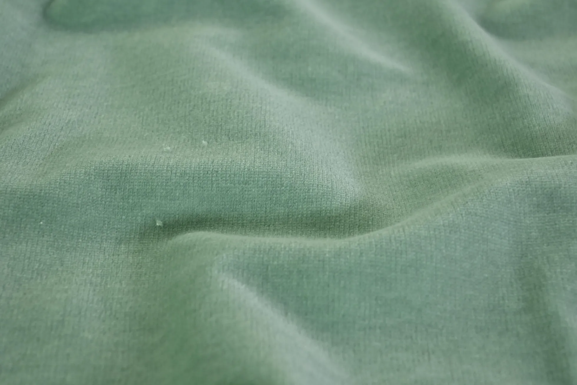 Fluweel / Velours – Mintgroen katoen