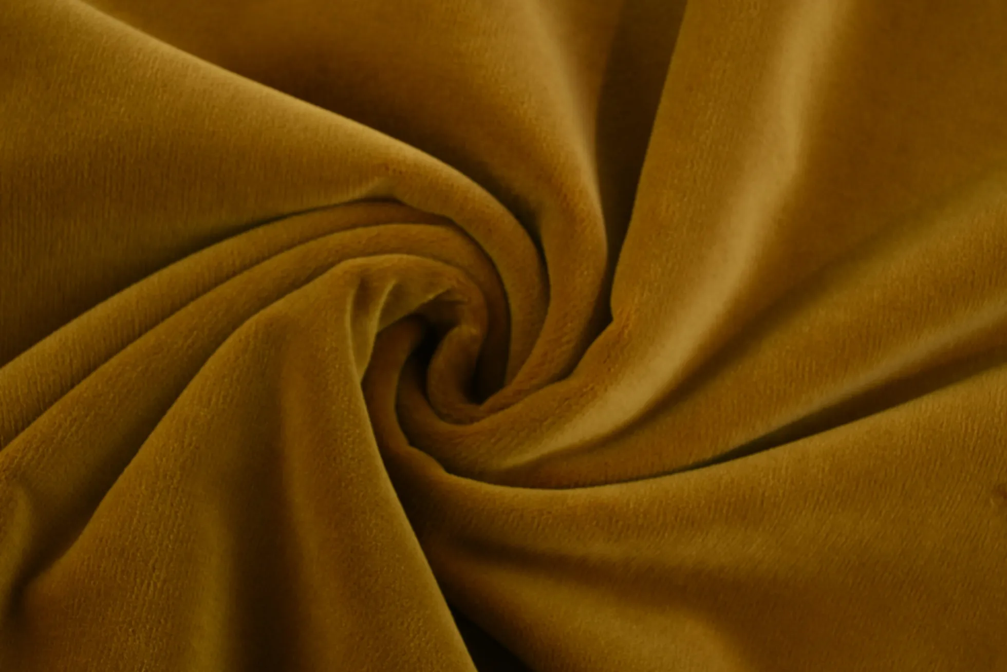 Fluweel / Velours – Okergeel / goud katoen