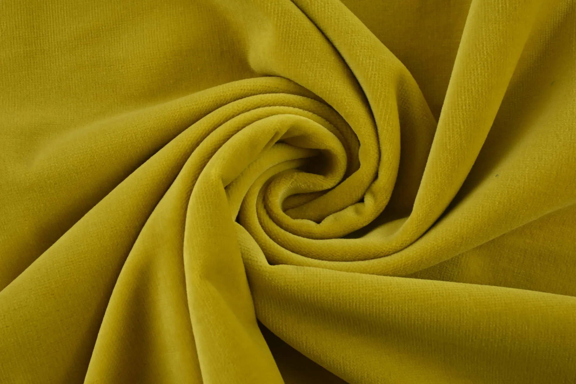 Fluweel / Velours – Okergeel katoen