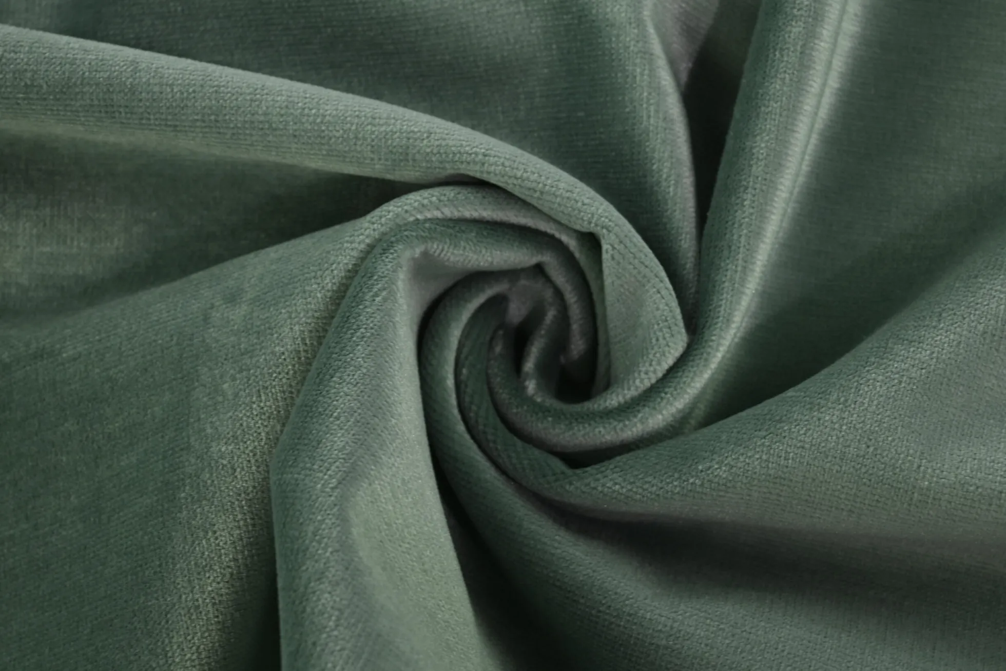 Fluweel / Velours – Oudgroen & zilver two-tone katoen