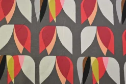 French terry – Abstract tulips