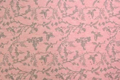 French terry – Blush Woodland Birds