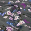 French terry – Charcoal Butterfly Garden