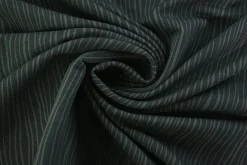 French terry – Charcoal Wavy Lines