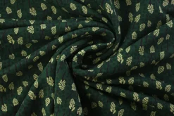 French terry – Emerald Wild Meadow