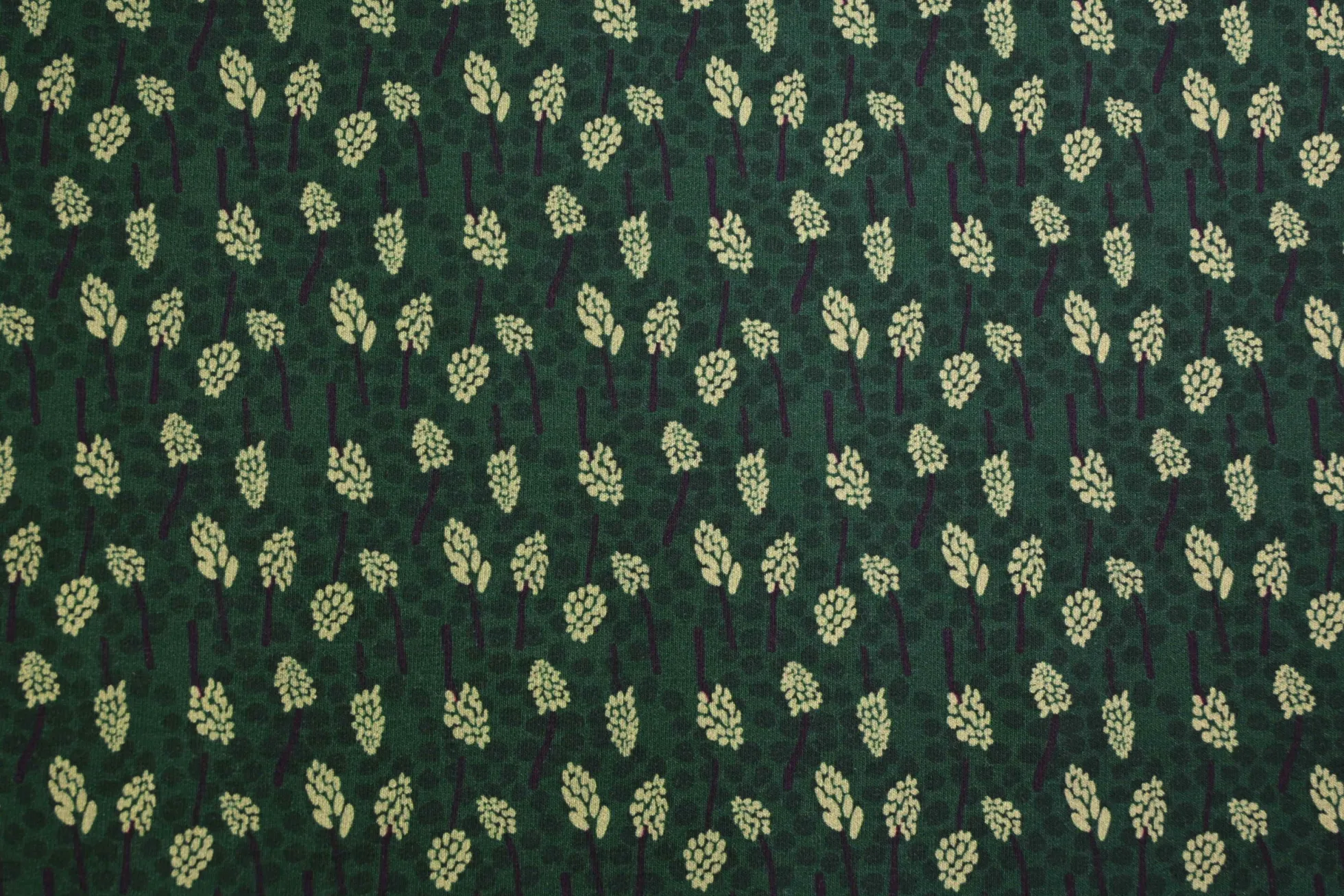 French terry – Emerald Wild Meadow
