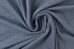 French terry / jogging – Donker jeans melange