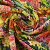 French terry – Midnight Rainbow Garden