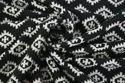 French terry – Midnight Tribal Geo