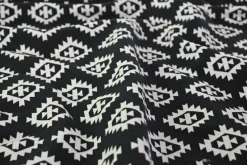 French terry – Midnight Tribal Geo