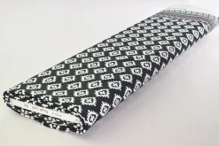 French terry – Midnight Tribal Geo