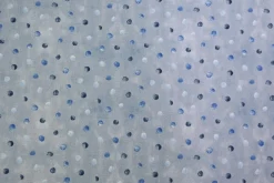 French terry – Misty Blue Dots