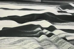 French terry – Monochrome Brushstrokes