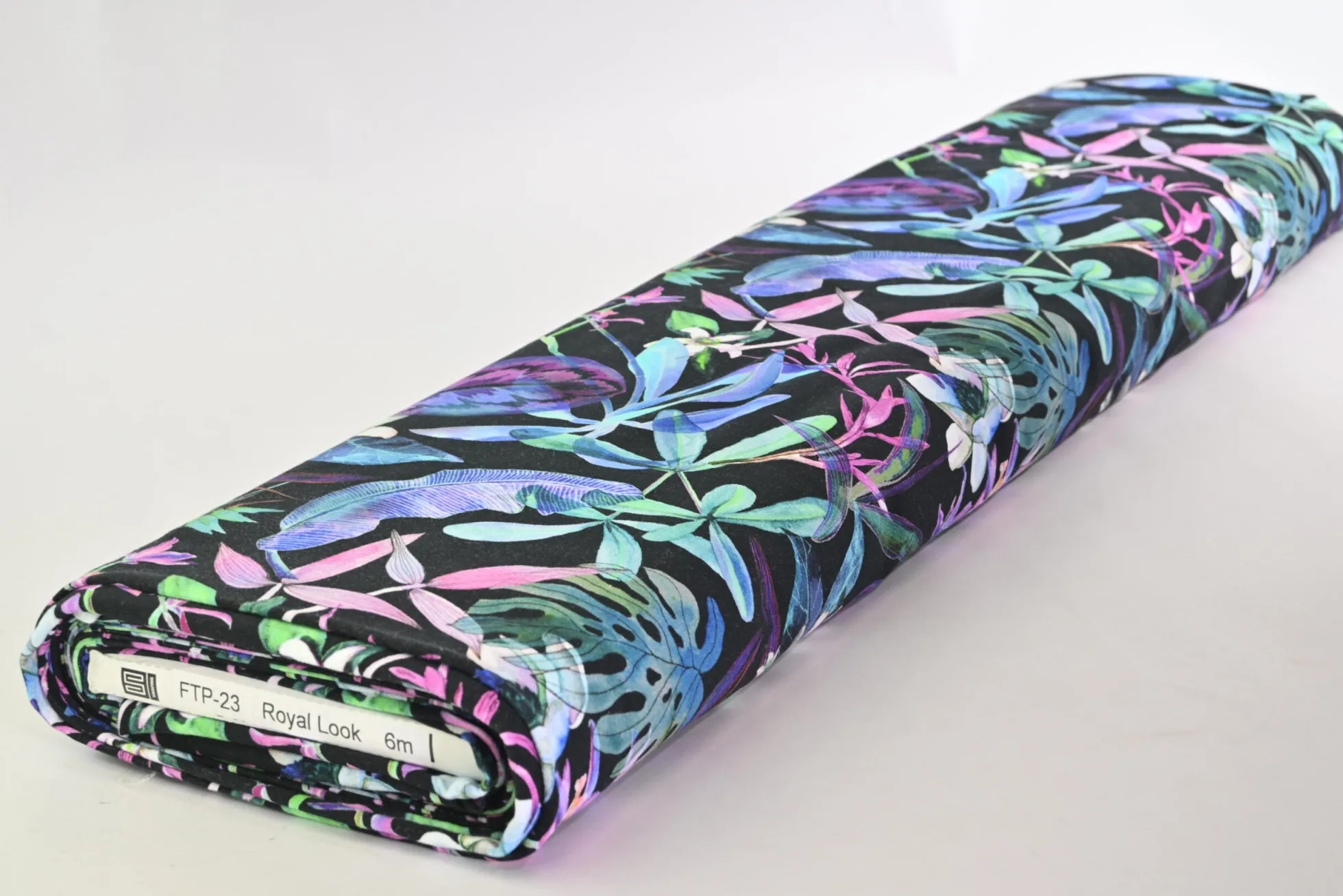 French terry – Neon Midnight Tropics