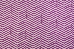 French terry organic – Cassis Lavender Herringbone
