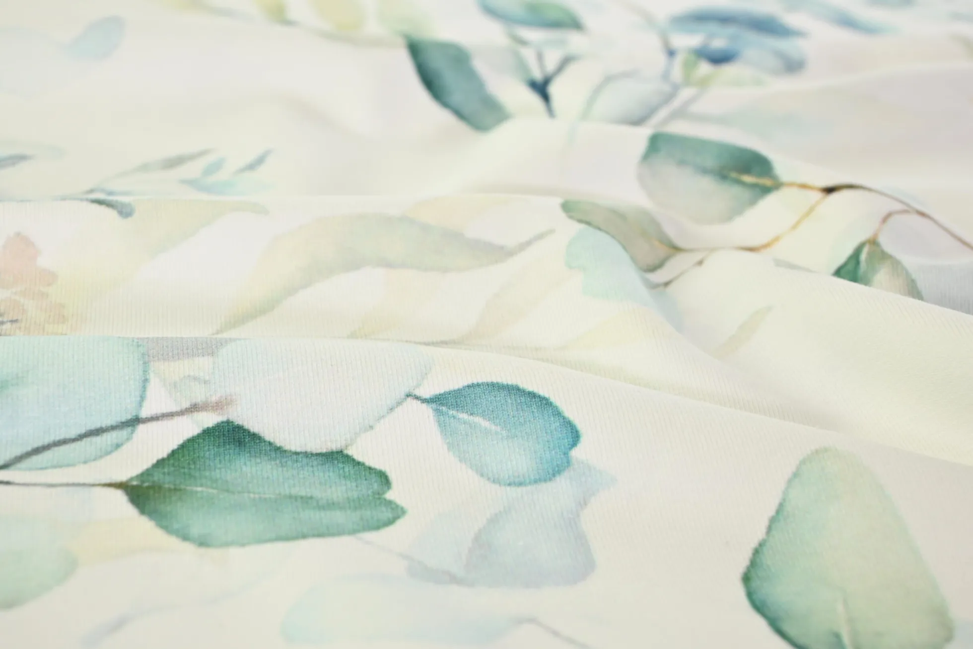 French terry organic – Soft Eucalyptus Breeze