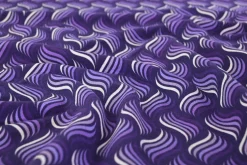 French terry – Purple wavy