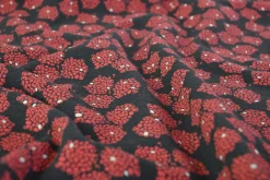 French terry – Scarlet Berry Night