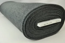 Gebreide sweaterstof – Donkergrijs melange
