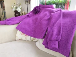 Gebreide sweaterstof – Groen melange