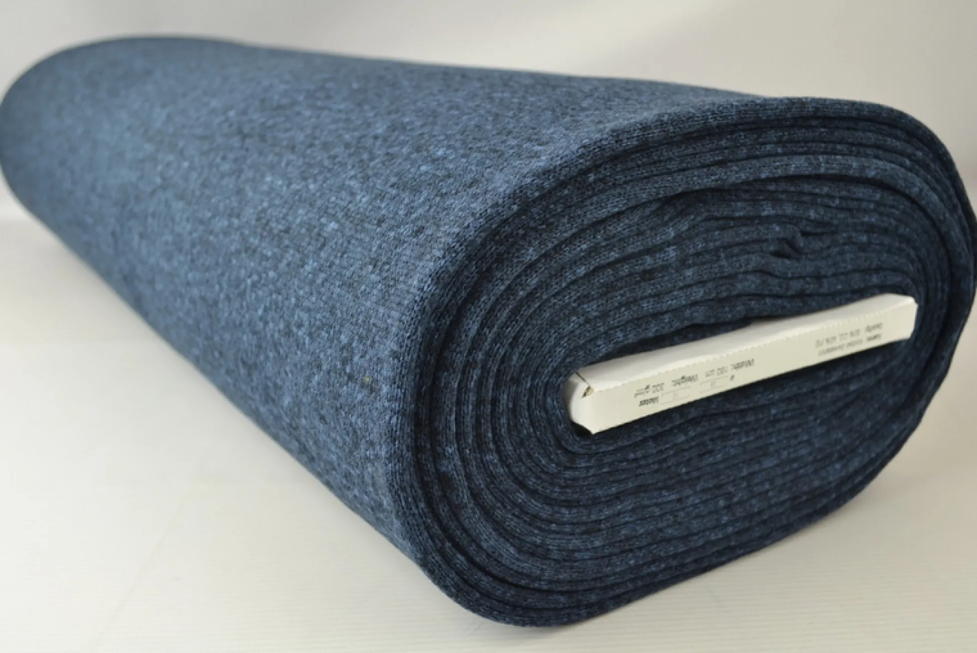 Gebreide sweaterstof – Navy melange