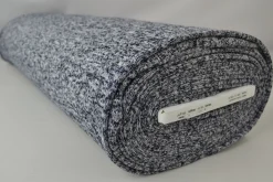 Gebreide sweaterstof – Navy melange