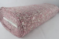 Gebreide sweaterstof – Roze olifantjes