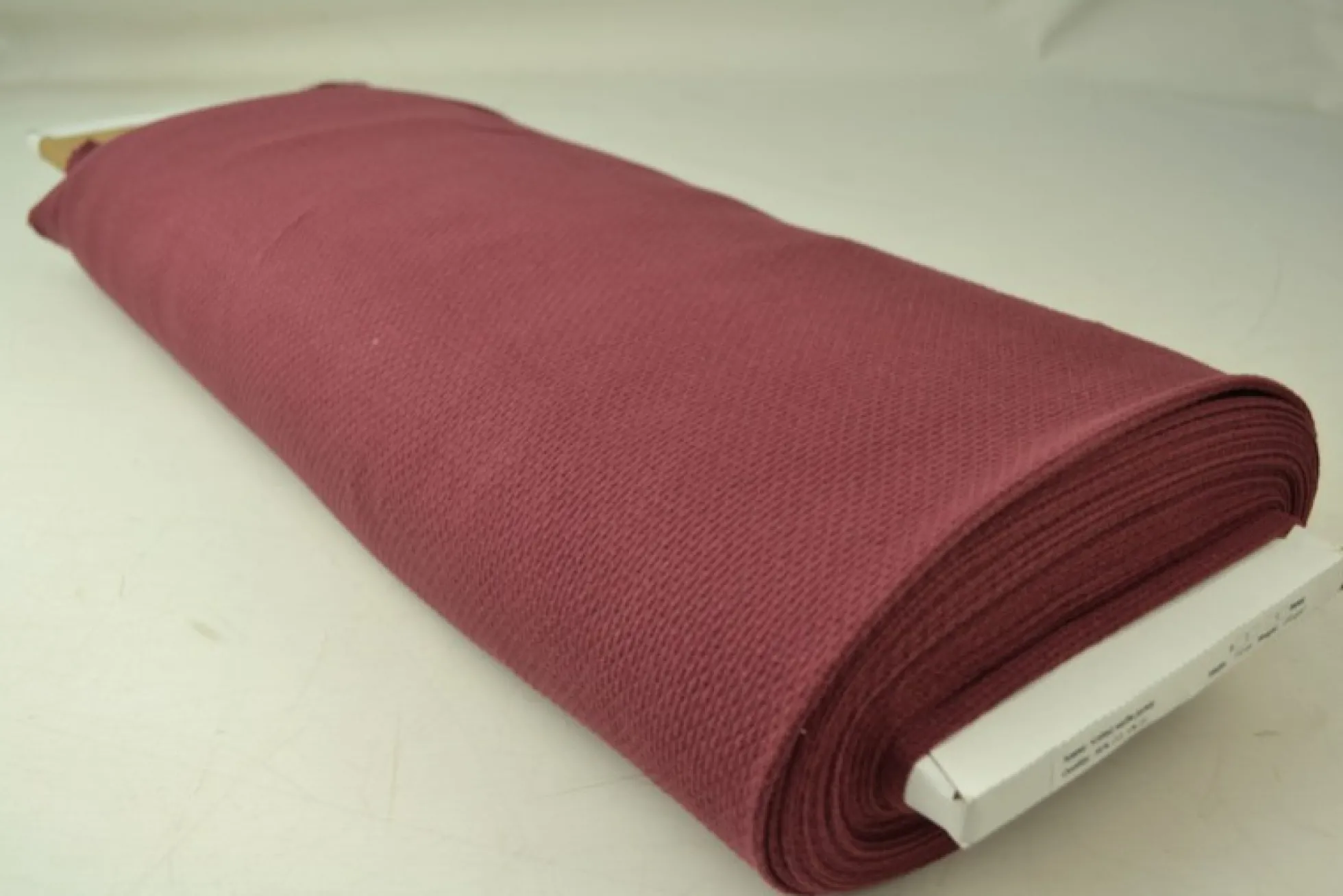Gebreide wafel jersey – Bordeauxrood