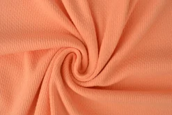 Gebreide wafel jersey – Zalm